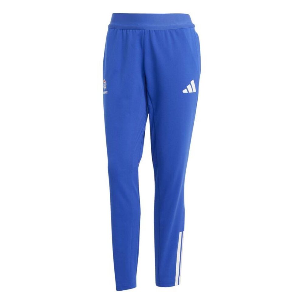 Adidas Womens/Ladies France FFR Tracksuit Bottoms / Lucid Blue